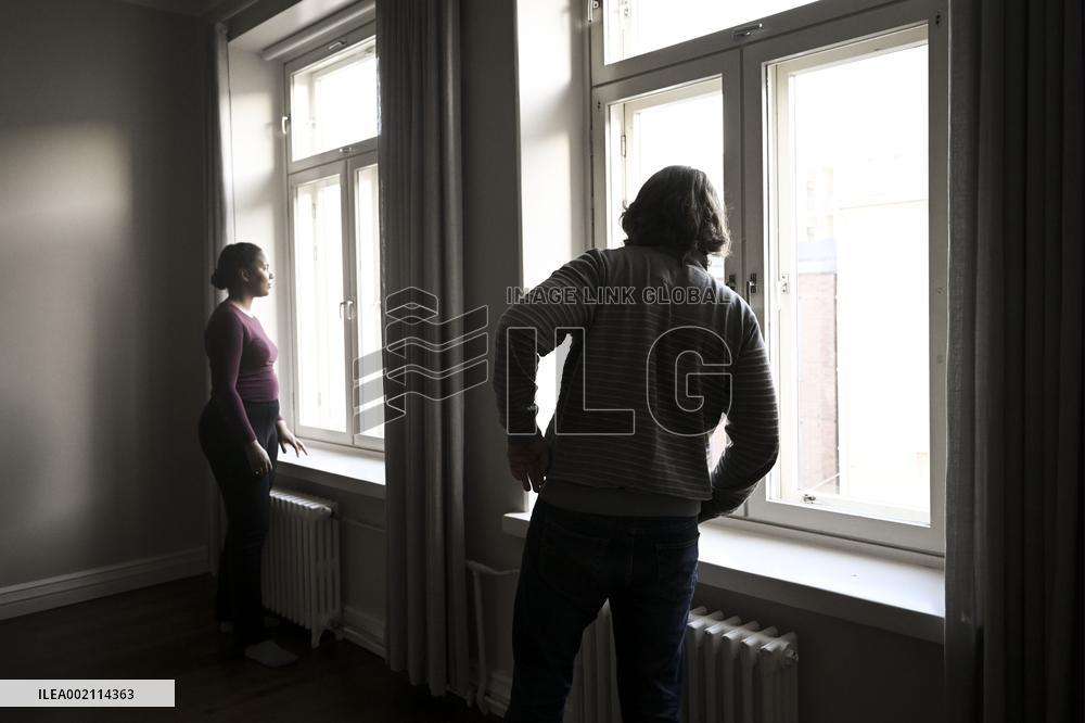 An apartment open house