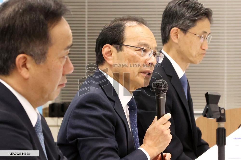 Tokio Marine & Nichido Fire Insurance President Change Press Conference