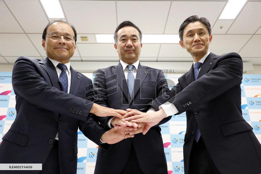 Tokio Marine & Nichido Fire Insurance President Change Press Conference