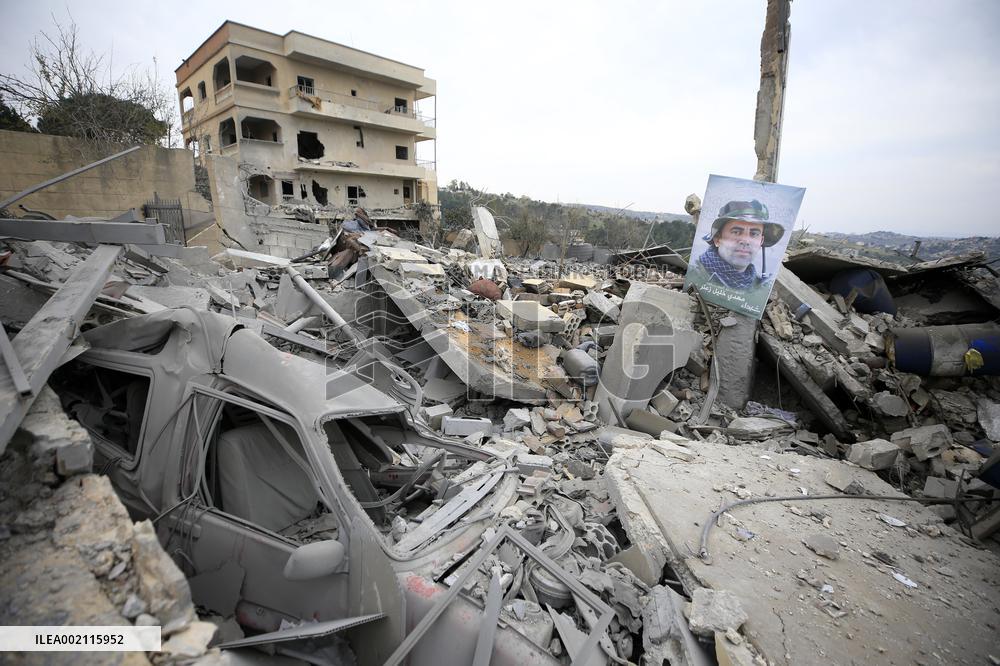 LEBANON-MARKABA-ISRAEL-AIRSTRIKE-DAMAGE