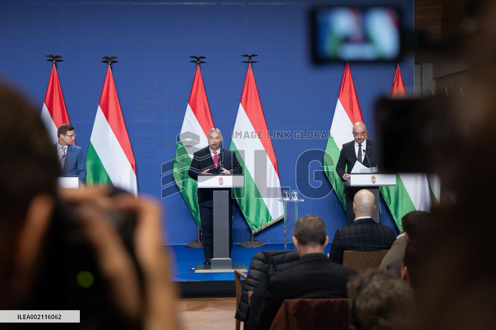 HUNGARY-BUDAPEST-PM-PRESS CONFERENCE