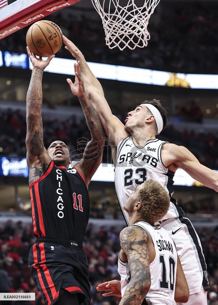 (SP)U.S.-CHICAGO-BASKETBALL-NBA-SPURS VS BULLS