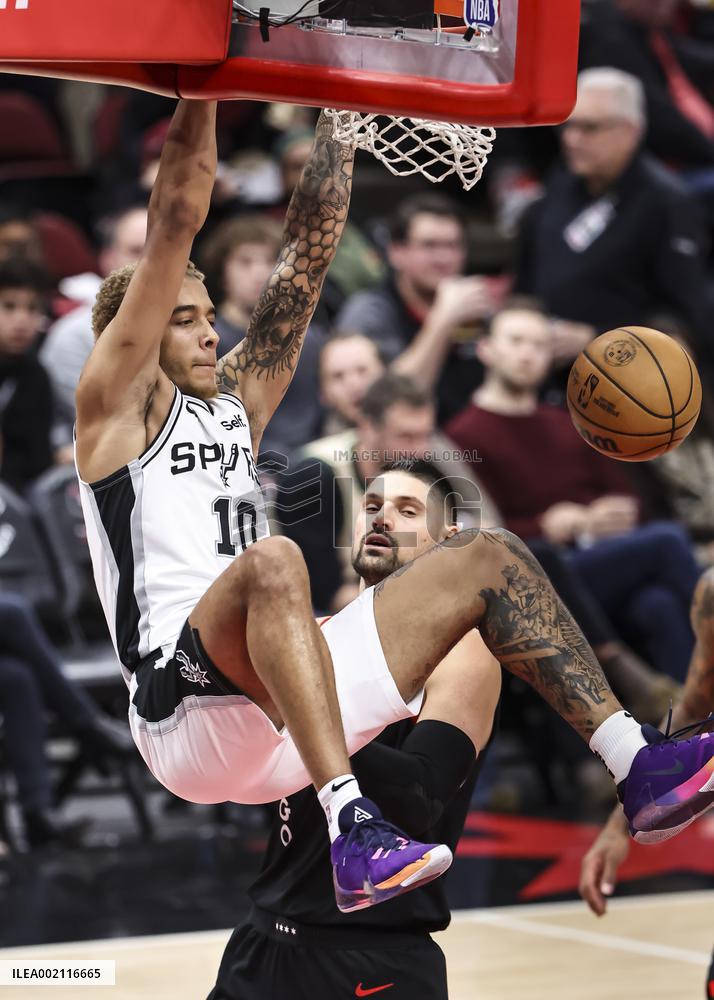 (SP)U.S.-CHICAGO-BASKETBALL-NBA-SPURS VS BULLS