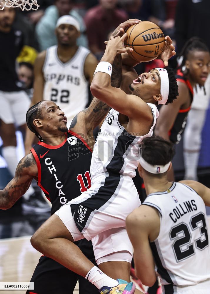 (SP)U.S.-CHICAGO-BASKETBALL-NBA-SPURS VS BULLS