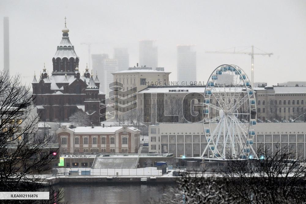 Helsinki in winter