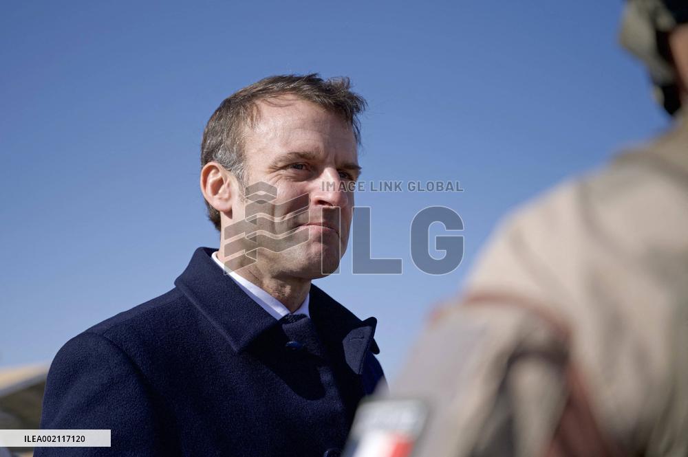 President Macron Visits Prince Hassan Air Base (H5) Near Amman