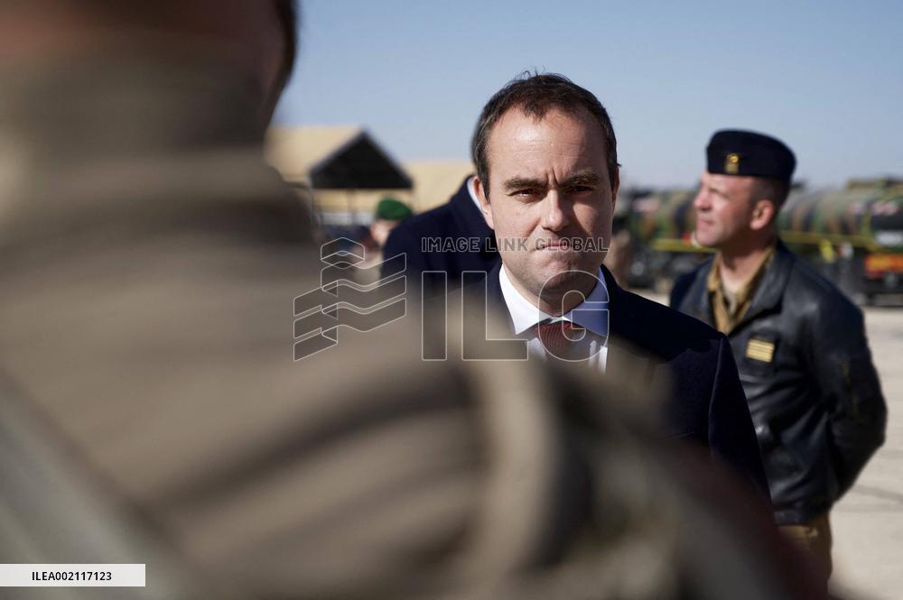 President Macron Visits Prince Hassan Air Base (H5) Near Amman