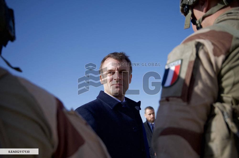 President Macron Visits Prince Hassan Air Base (H5) Near Amman