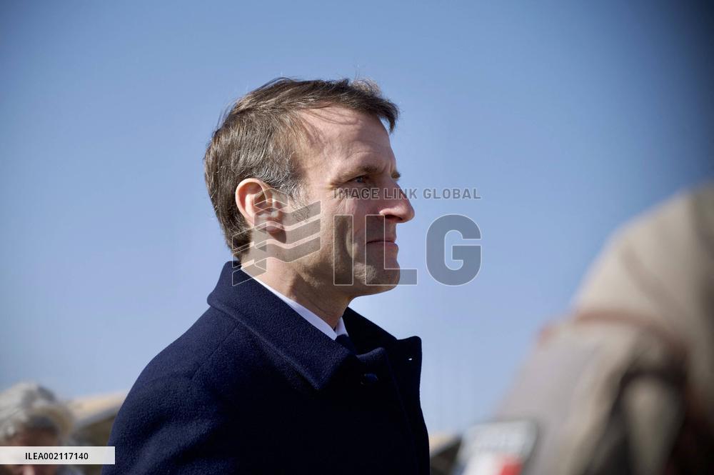 President Macron Visits Prince Hassan Air Base (H5) Near Amman