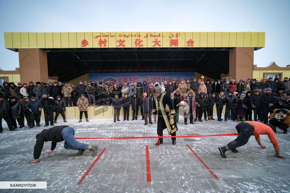 CHINA-XINJIANG-MORI-KAZAK HERDER-WINTER LIFE (CN)