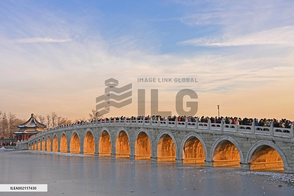 CHINA-BEIJING-SUMMER PALACE-WINTER SCENERY (CN)
