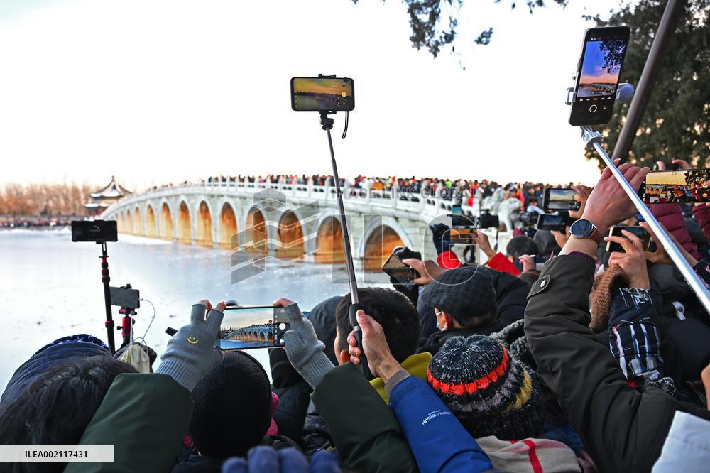 CHINA-BEIJING-SUMMER PALACE-WINTER SCENERY (CN)