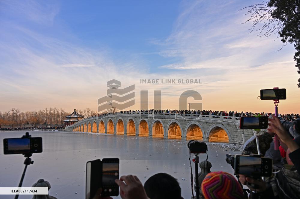 CHINA-BEIJING-SUMMER PALACE-WINTER SCENERY (CN)
