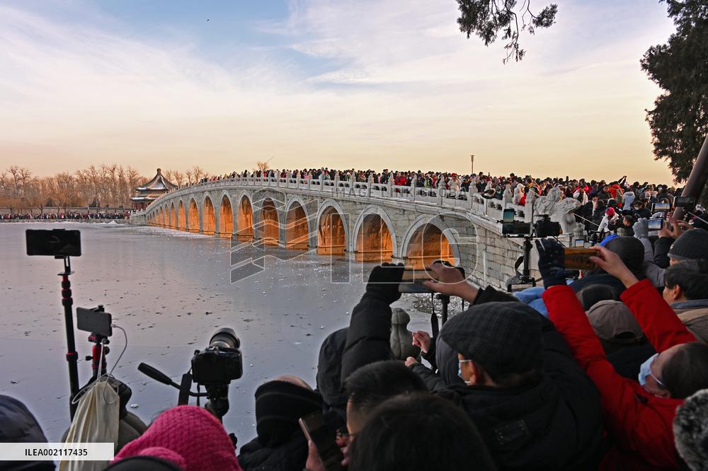 CHINA-BEIJING-SUMMER PALACE-WINTER SCENERY (CN)