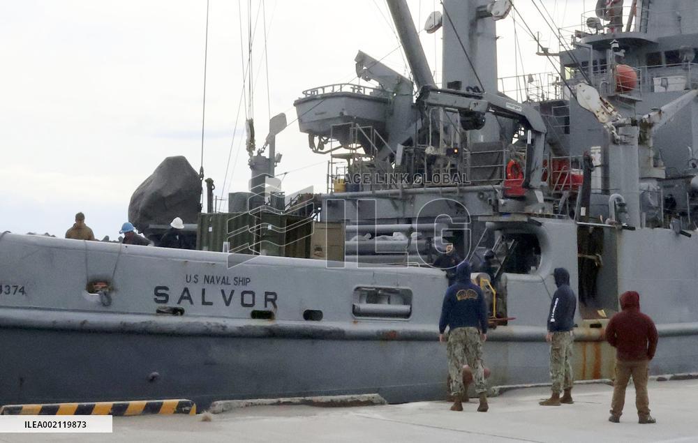 Salvage ship to recover Osprey fuselage