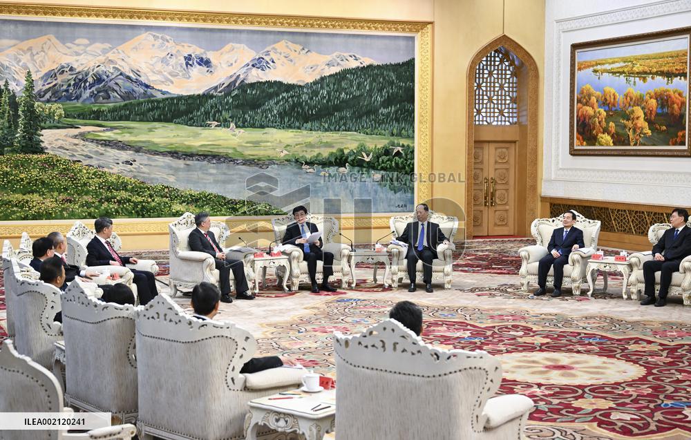 CHINA-BEIJING-WANG HUNING-CHINESE CHRISTIAN DELEGATES-MEETING (CN)