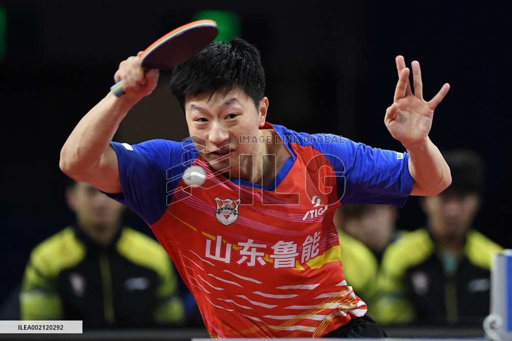(SP)CHINA-SHENZHEN-TABLE TENNIS-CTTSL-MEN'S TEAM SEMIFINAL-SHANDONG LUNENG VS SHANGHAI (CN)