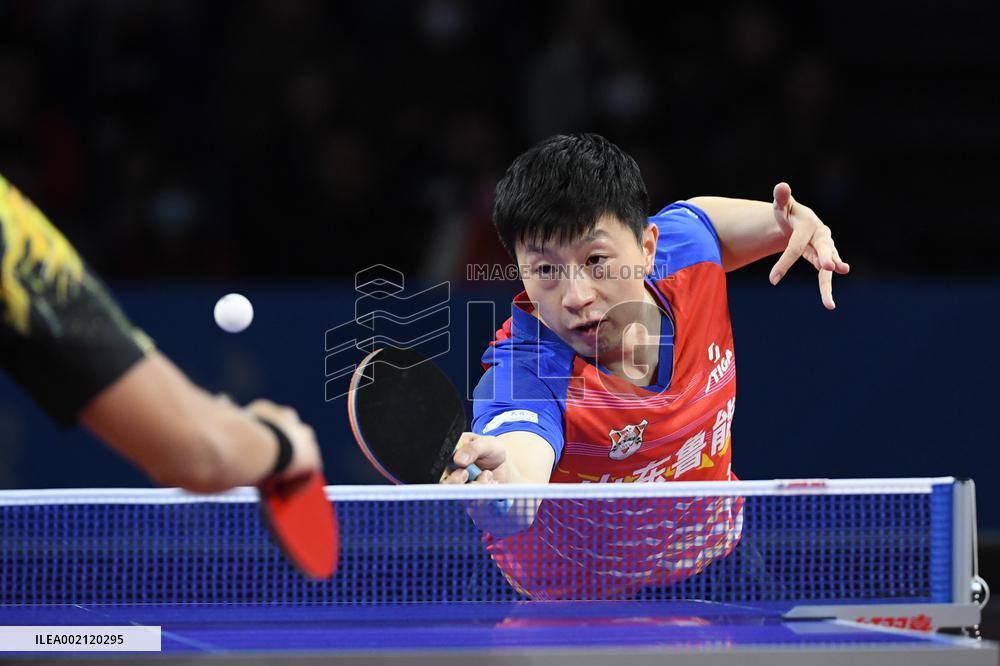 (SP)CHINA-SHENZHEN-TABLE TENNIS-CTTSL-MEN'S TEAM SEMIFINAL-SHANDONG LUNENG VS SHANGHAI (CN)