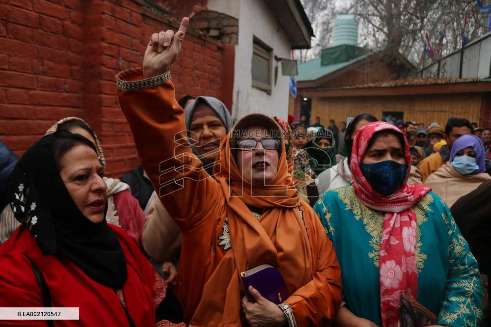 Protest Against Civilians Killing In Jammu And Kashmir