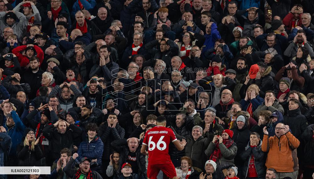 (SP)BRITAIN-LIVERPOOL-FOOTBALL-ENGLISH PREMIER LEAGUE-LIVERPOOL VS ARSENAL