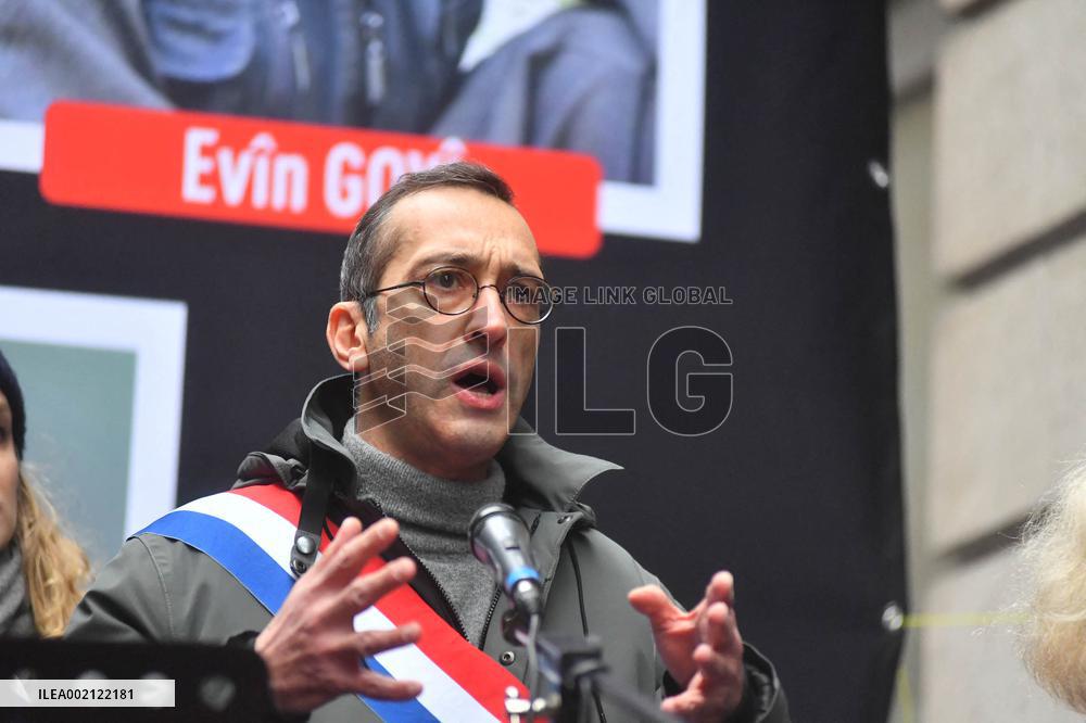 Rally In Tribute To The Three Kurdish Victims Killed A Year Ago - Paris