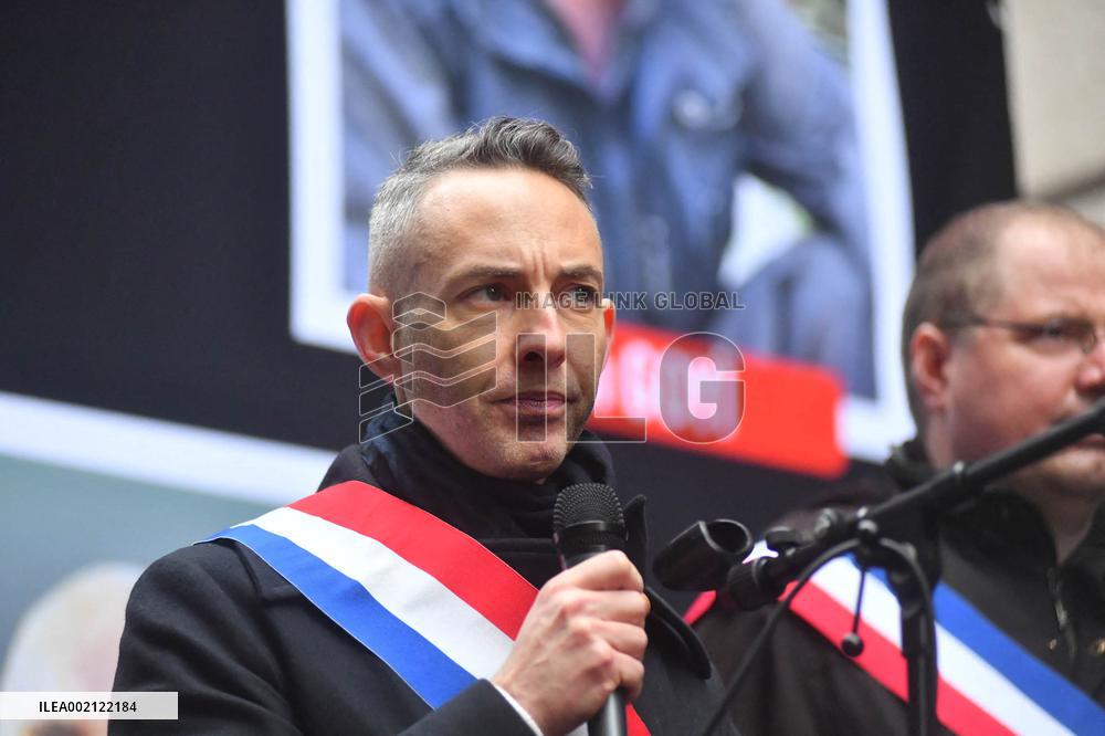 Rally In Tribute To The Three Kurdish Victims Killed A Year Ago - Paris