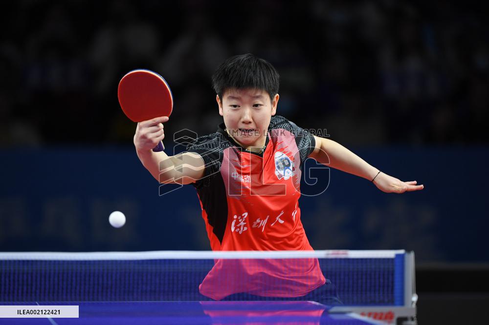 (SP)CHINA-SHENZHEN-TABLE TENNIS-CTTSL-WOMEN'S TEAM FINAL (CN)