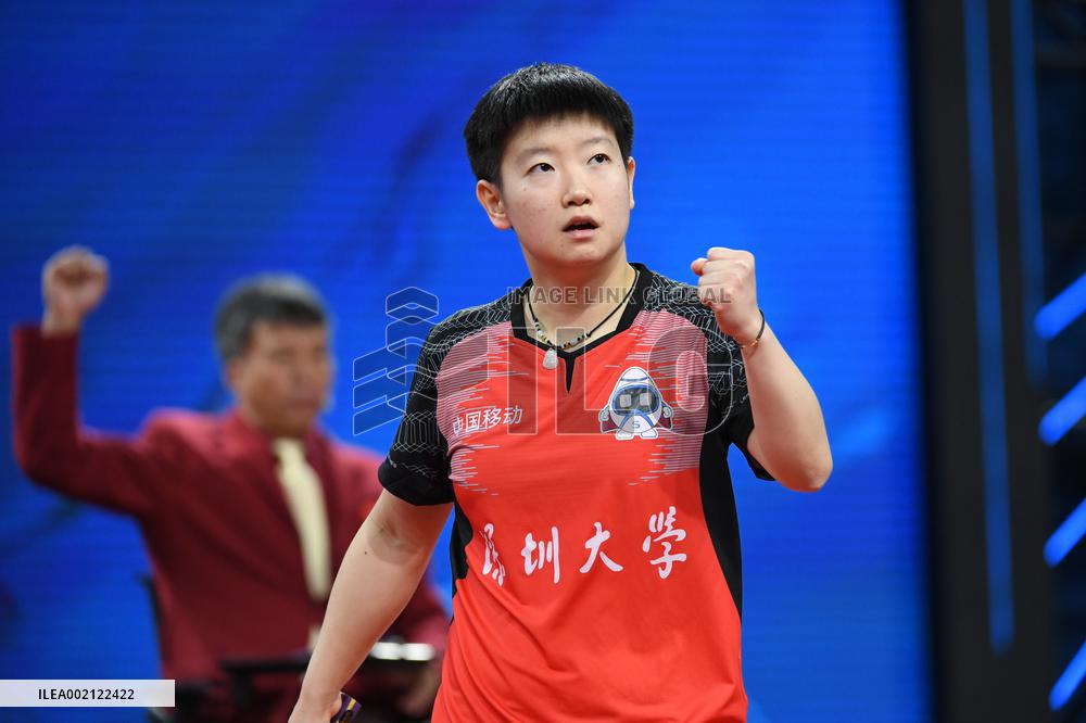 (SP)CHINA-SHENZHEN-TABLE TENNIS-CTTSL-WOMEN'S TEAM FINAL (CN)