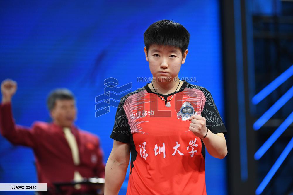 (SP)CHINA-SHENZHEN-TABLE TENNIS-CTTSL-WOMEN'S TEAM FINAL (CN)