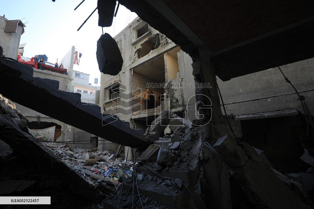 MIDEAST-GAZA-ISRAEL-STRIKE