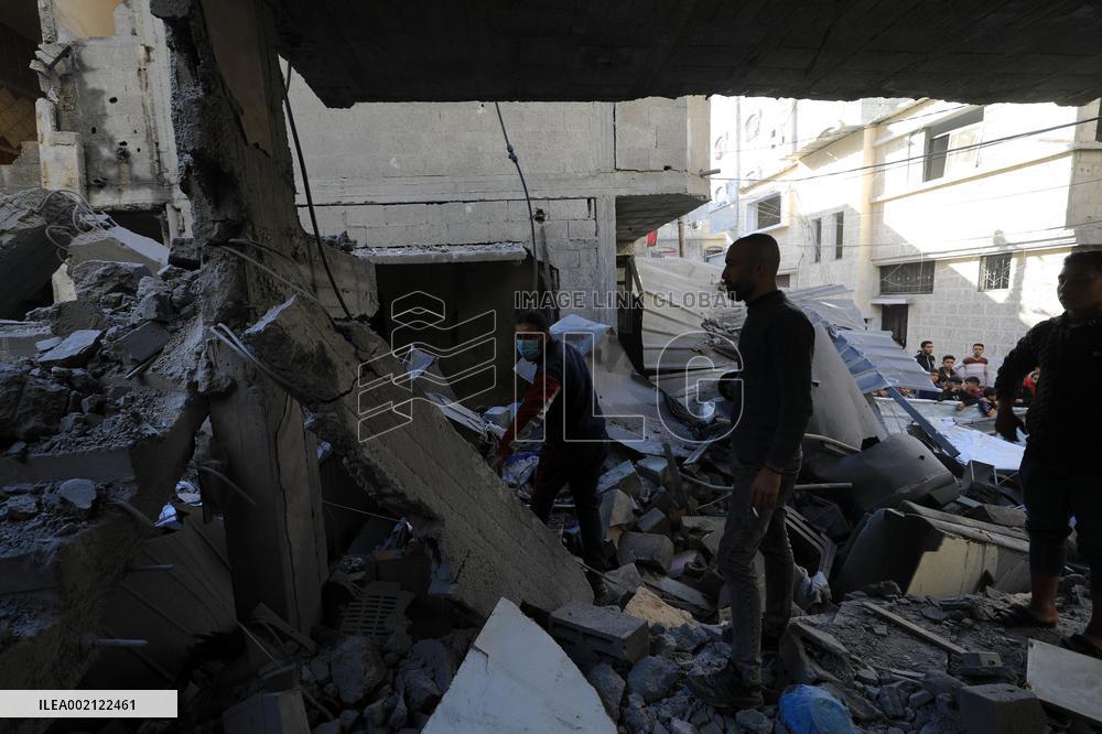 MIDEAST-GAZA-ISRAEL-STRIKE