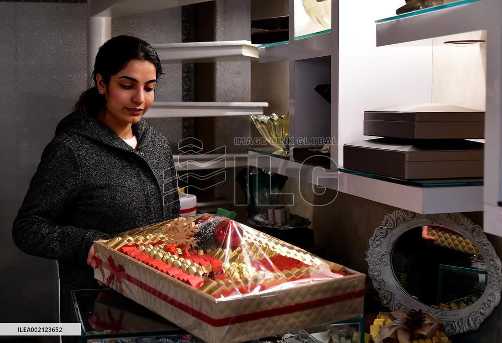 SYRIA-DAMASCUS-CHRISTMAS-SWEETS