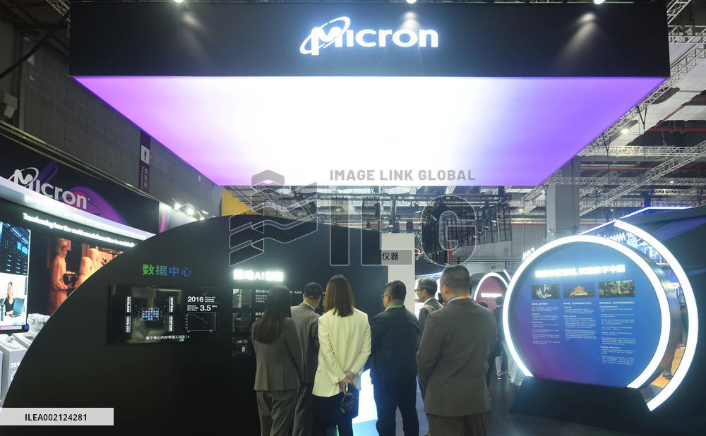 Micron Booth at CIIE in Shanghai