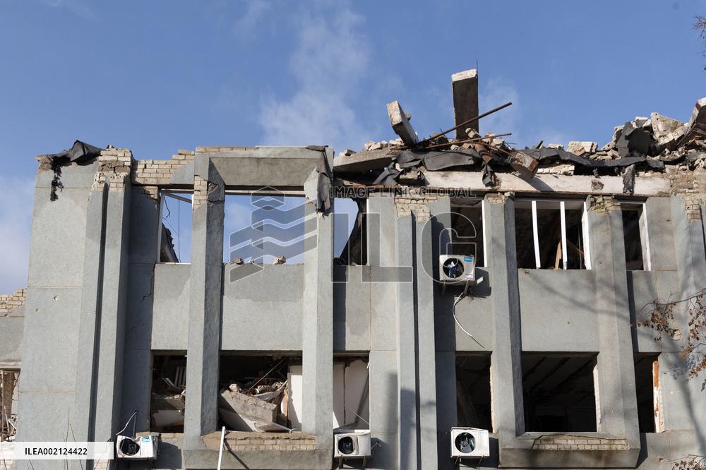 Damage done by Russian invasion in Chernihiv Region