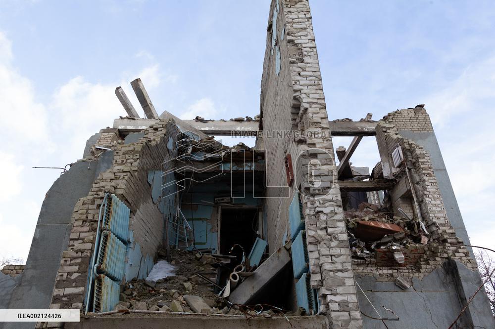 Damage done by Russian invasion in Chernihiv Region