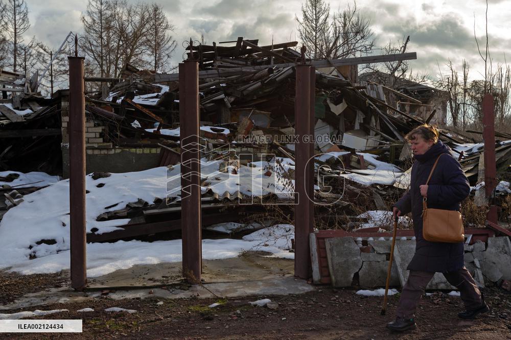 Damage done by Russian invasion in Chernihiv Region