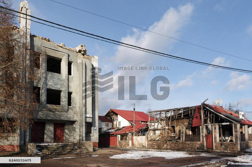 Damage done by Russian invasion in Chernihiv Region