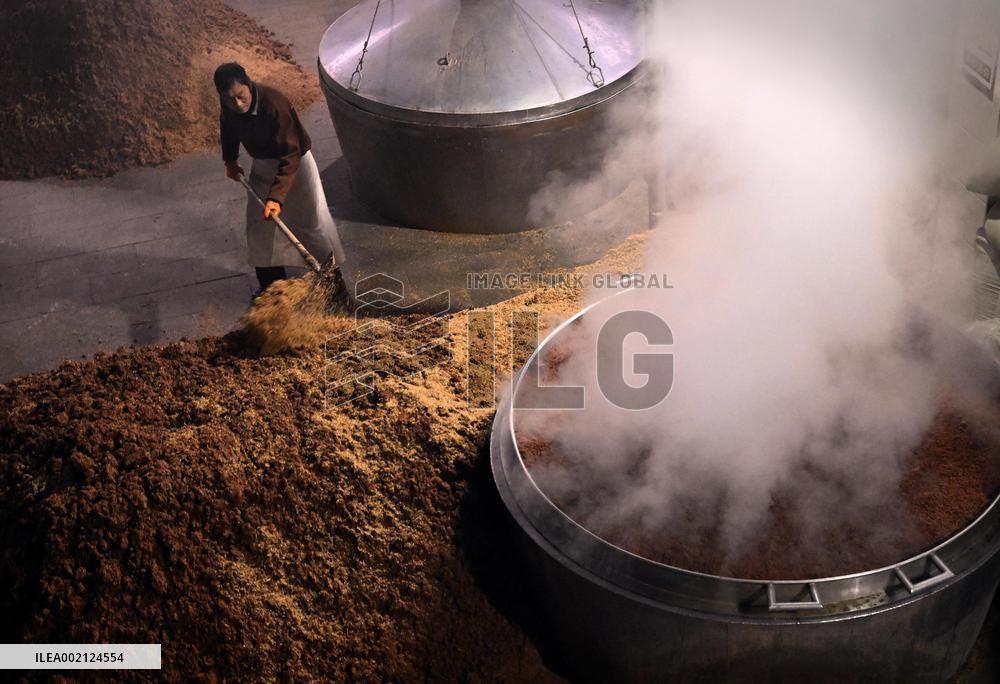 (HenanPixels)CHINA-HENAN-BAOFENG COUNTY-TRADITIONAL BAIJIU PRODUCTION (CN)