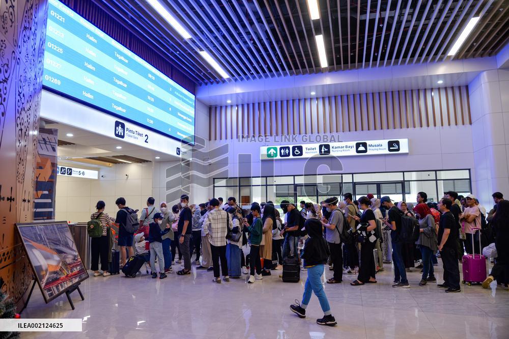 INDONESIA-JAKARTA-BANDUNG HSR-PASSENGER FLOW-ONE MILLION