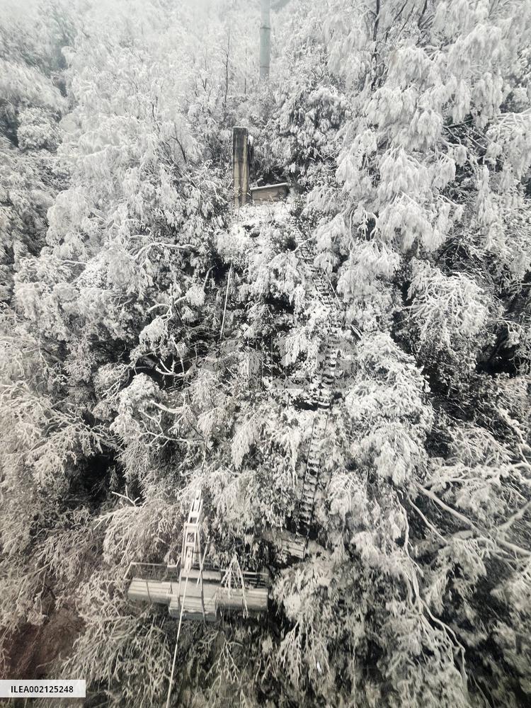 Snow Scenery in Chongqing
