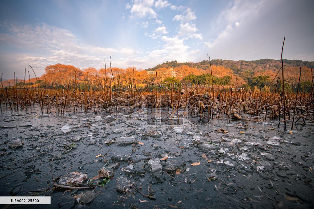 CHINA-ZHEJIANG-HANGZHOU-WEST LAKE-WINTER SCENERY (CN)
