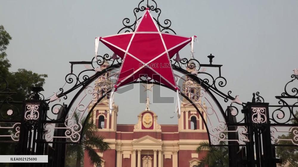 Christmas celebrated in New Delhi