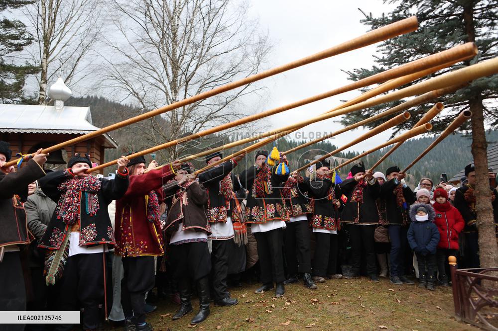 Hutsul carols in Ivano-Frankivsk Region