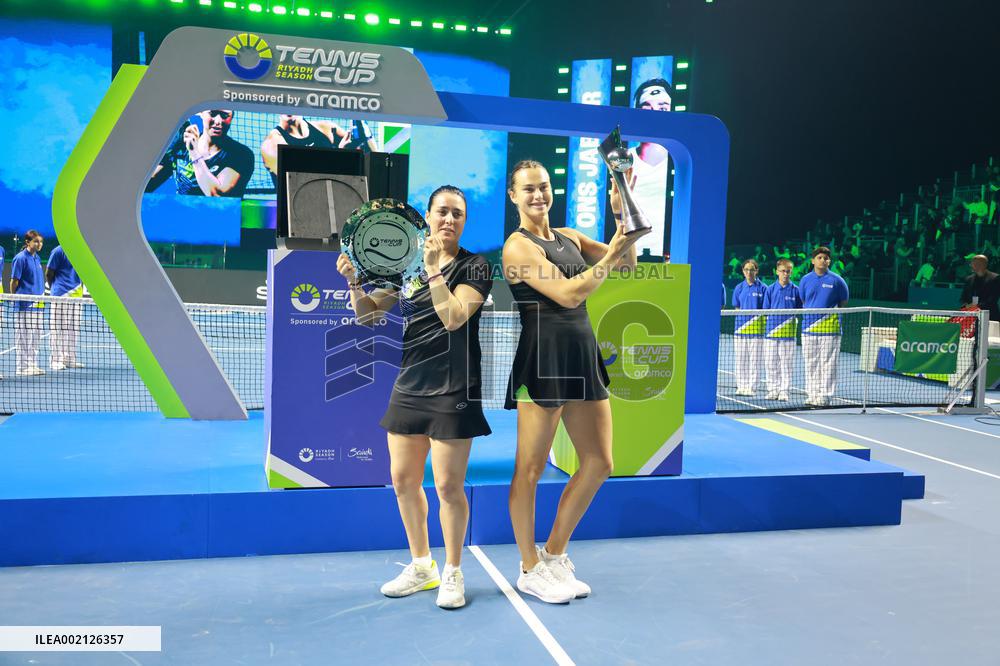 (SP)SAUDI ARABIA-RIYADH-RIYADH SEASON TENNIS CUP-SABALENKA VS JABEUR