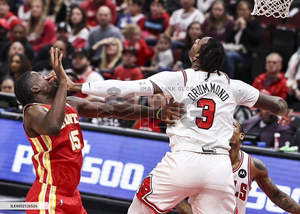 (SP)U.S.-CHICAGO-BASKETBALL-NBA-CHICAGO BULLS VS ATLANTA HAWKS