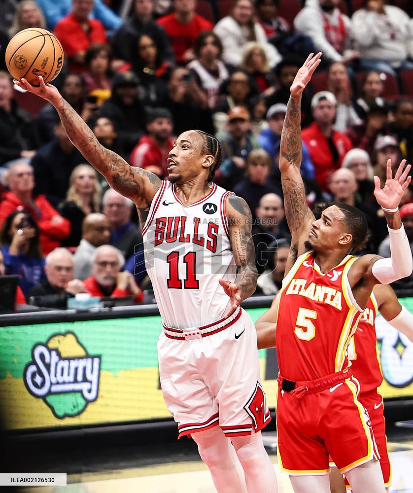(SP)U.S.-CHICAGO-BASKETBALL-NBA-CHICAGO BULLS VS ATLANTA HAWKS