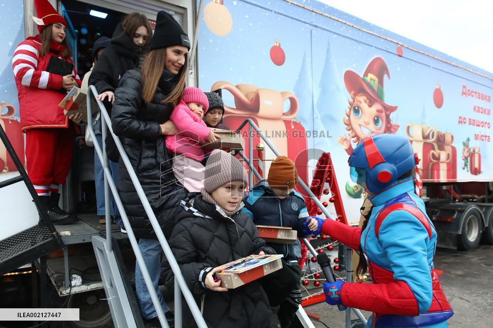 Chervonohrad during holiday season