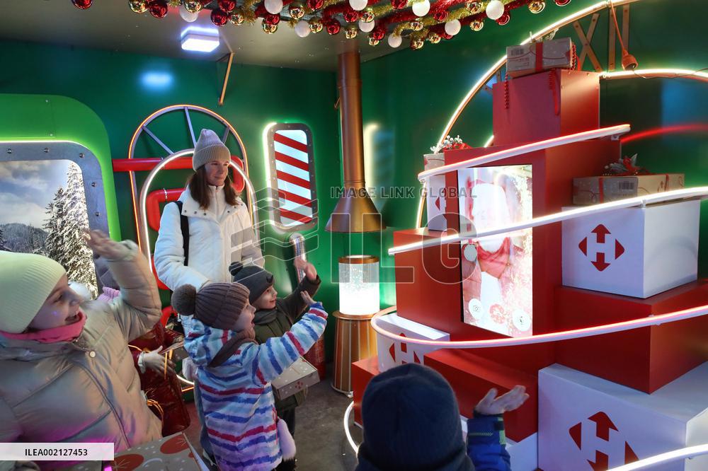 Chervonohrad during holiday season