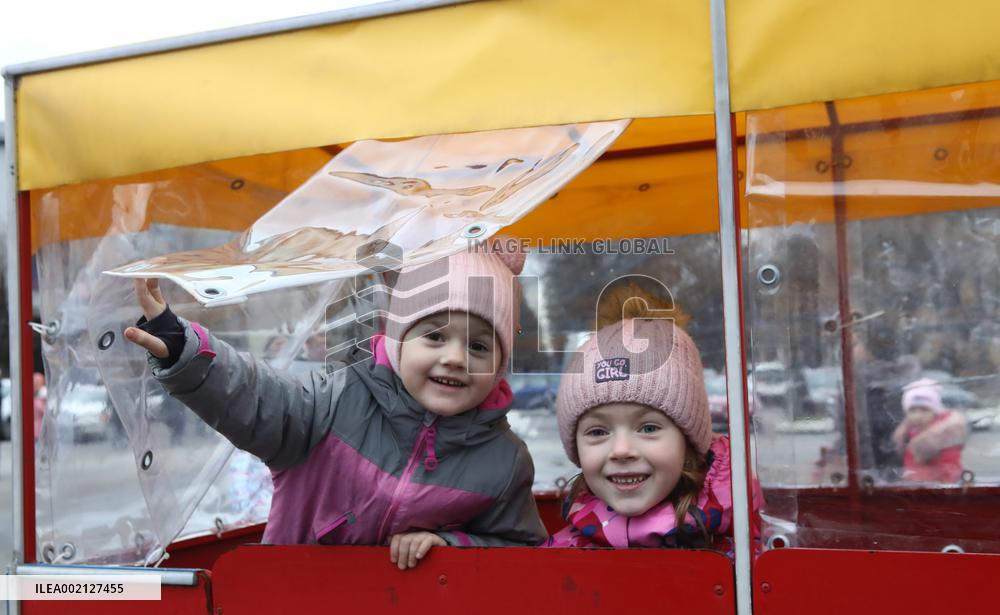 Chervonohrad during holiday season