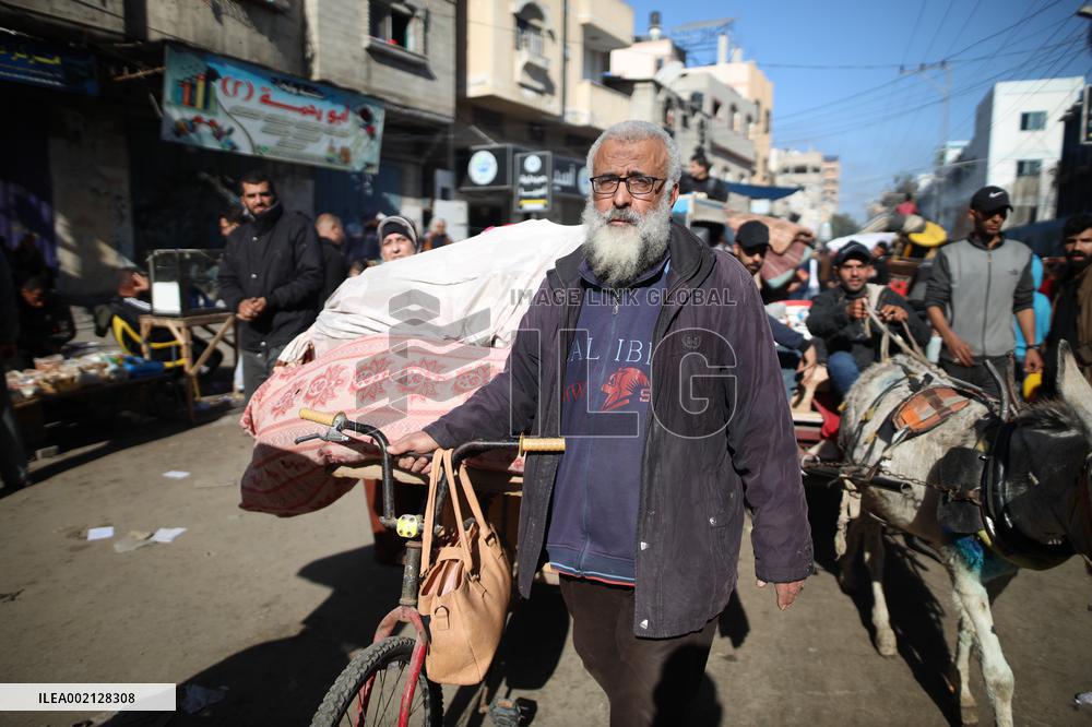 MIDEAST-GAZA-NUSEIRAT REFUGEE CAMP